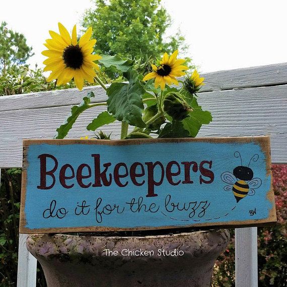 beekeeper sign as gift ideas for beekeepers