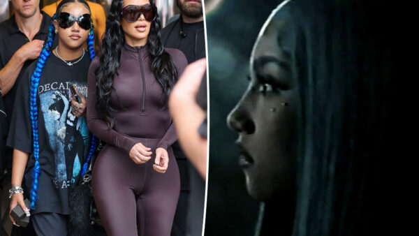 Kim Kardashian’s daughter North West, 12, debuts under-eye piercings in eerie new music video