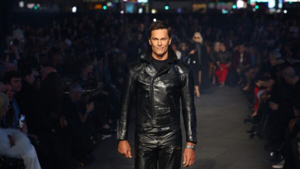 Tom Brady Makes Runway Debut in Head-to-Toe Leather During Gucci Show