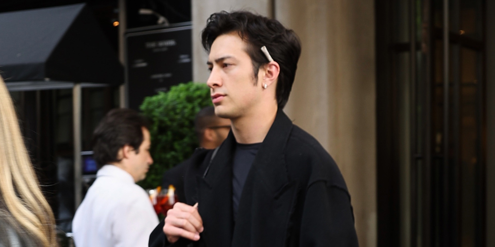 Hudson Williams Spotted Exiting Hotel in NYC Ahead of Met Gala