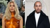 Kim Kardashian and Lewis Hamilton Hold Hands in Rare Public Outing