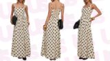 Everything About This Polka Dot Dress Screams ‘Parisian Cool Girl’