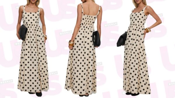 Everything About This Polka Dot Dress Screams ‘Parisian Cool Girl’