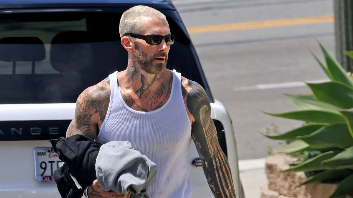 Adam Levine Looks Fit After Memorial Day Workout in Montecito