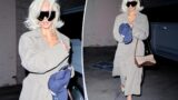 Kim Kardashian debuts new bleached blond hair while stepping out in Los Angeles